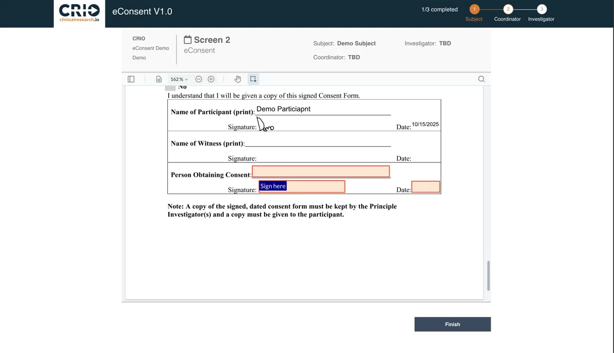 Remote and On-the-Go Consenting