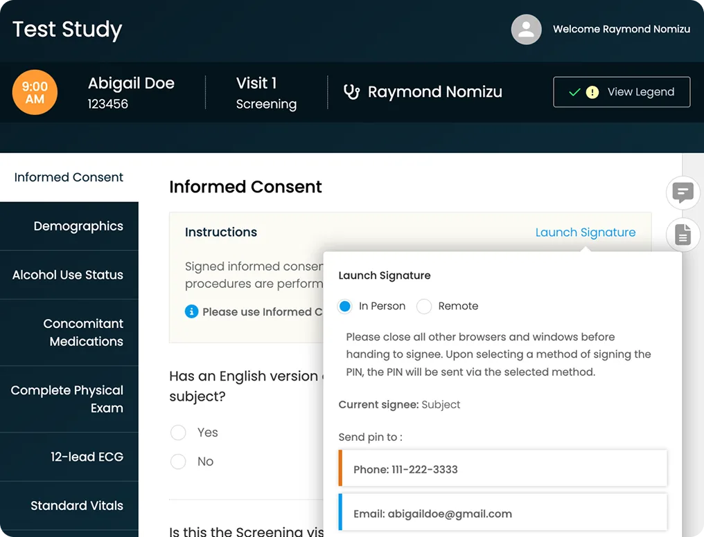 Centralized eSource Templates